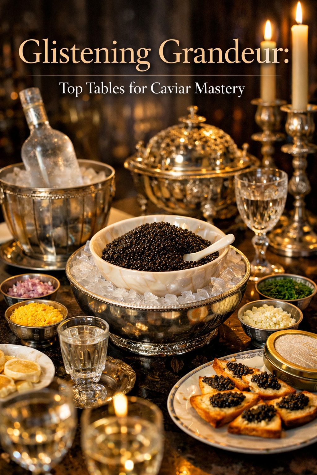 Glistening Grandeur: Top Tables for Caviar Mastery